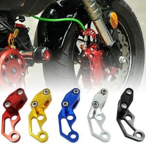 Universal CNC Motorcycle Brake Hose Clip Modified Oil Line Clamp Protector Aluminum Alloy