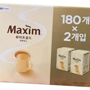 맥심 화이트골드 커피믹스 360T(180T 2개)