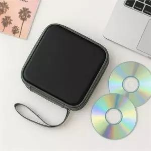 cd dvd 보관함 cd dvd 케이스 48장 휴대용 수납 지퍼 수납함 정리함