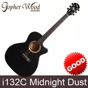 고퍼우드 i132C Midnight Dust 블랙 색상 입문용 초보용 통기타