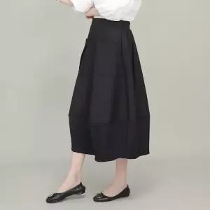 애비뉴투지 엄마옷 감성 뒤 밴드 주름 항아리 봄 가을 치마 스커트 S02342