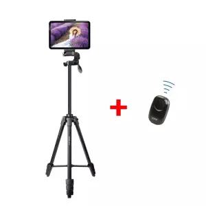 rozet 태블릿 스마트폰 삼각대+무선리모컨 RX-5720/삼각대/거치대/카메라/DSLR/유튜브/촬영/휴대폰/퀵홀더