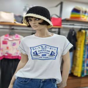 베네통/애플아울렛/마카롱 티셔츠/BATSF2541