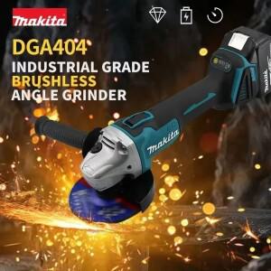 마키타 DGA404 4단 변속 브러시리스 앵글 그라인더 | 18V LXT 무선 전동 공구 (100mm/125mm 절단 및 연마