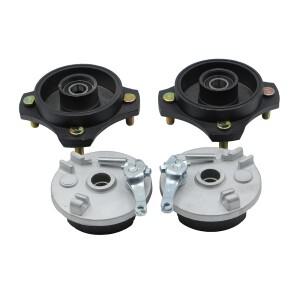 좌/우 110mm M10x4 스터드 브레이크 드럼 휠 허브(패드 커버 포함) 110cc 125cc 전기 ATV 고카트 UTV 버기