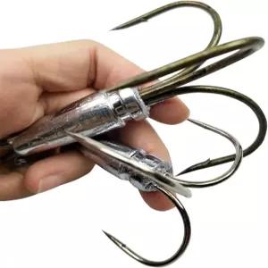 스내깅 훅 가중 트레블 2pcs/팩 낚시 5 사이즈 0.7oz