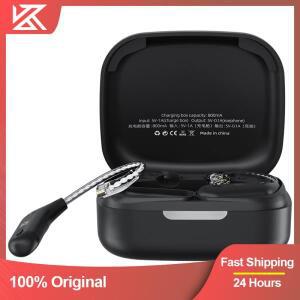 KZ AZ09 Bluetooth 5.2 무선 업그레이드 케이블 TRN CCA 이어폰 헤드셋 ZAX 용 충전 케이스가있는 HIFI