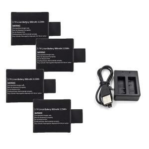 SJ4000 WIFi   스포츠  카메라 DV 전용 배터리 3.7V 900mAh 충전식 리튬 이온