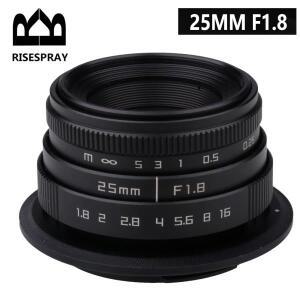 25mm F1.8  CCTV C 마운트 광각 렌즈 캐논 EOSM N1 후지 올림푸스 파나소닉 미러리스 카메라용
