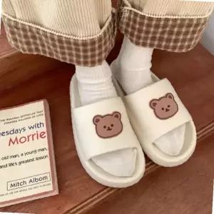 실내화 동물 캐릭터 디자인 쿠션 바닥 편안한 착용감 학교 사무실 회사 일상용