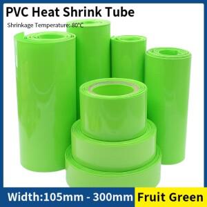 1/8/15M PVC 열 수축 튜브 18650 Lipo 배터리 팩 105mm ~ 300mm 절연 보호 필름 랩 케이스 케이블 슬리브