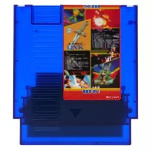 NES 게임 콘솔용 리트로텍 슈퍼 852 in 1 멀티 카트리지 - 투명 블루