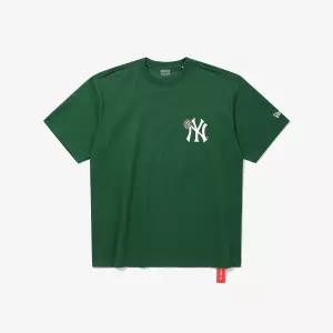 뉴에라 엠엘비 MLB 뉴욕 양키스 챔피언스 링 티셔츠 포레스트 그린 15147548 410092