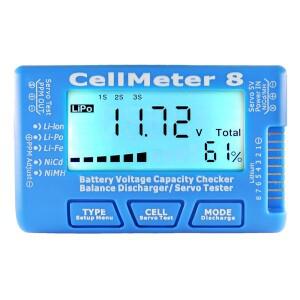 RC CellMeter-7 디지털 배터리 용량 검사기 LiPo LiFe 리튬 이온 Nicd NiMH 전압 테스터