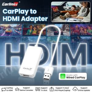 Carlinkit 유선 카플레이 HDMI 어댑터, PS5 스위치, TV 스틱 노트북, 맥 미니 스크린 미러링 어댑터, TV 박