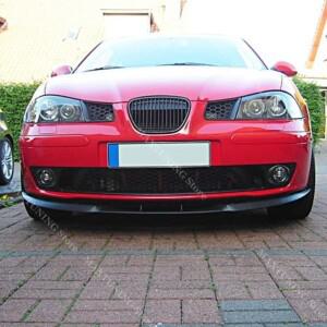 시트 이비자 MK4 6L 2002-2009용 프론트 범퍼 립 스플리터, 스포일러 디퓨저 언더 턱 아프런 커버 가드 블