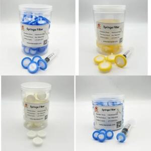 IKEME 실험실 소모품 13mm 25mm 0.02/0.1/0.22/0.45/0.8μm MCE 다공성 PES 멤브레인 필터 친수성