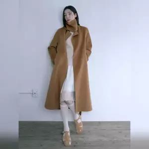 [롯데백화점]쥬크 넥 비죠워머 캐시미어 블렌디드 롱코트 (Z254MSG155)