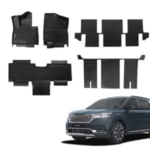 4세대 더뉴 카니발 KA4 페이스리프트 TPE 카매트 입체 고무 바닥 발 매트 깔판 풀커버 확장형 튜닝 용품 악세사리