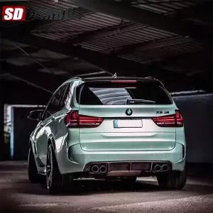 BMW X5M F85 14-19 카본 파이버 리어 범퍼 디퓨저 스플리터 호환