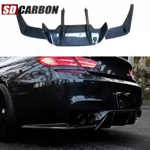 BMW 6시리즈 F12 F13 F06 카본 파이버 디퓨저 리어 범퍼 스플리터 호환