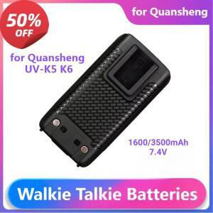 Quansheng UV-K5 K6 고용량 배터리 무선 기계 1600/3500mah용