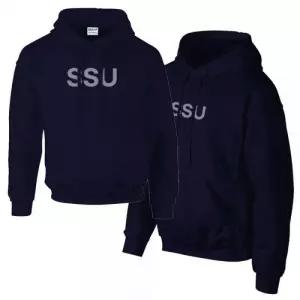 네이비 스포츠 기모 밀리터리 후드티 SSU