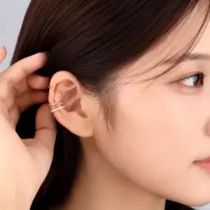 귀않뚫는 귀걸이 이어커프 골드 3종 세트 귀찌 링귀찌 귀안뚫는귀걸이 이어커프