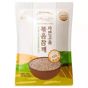 [국산 볶은 깨 100%] 자연고을 국산 볶음 참깨 깨소금