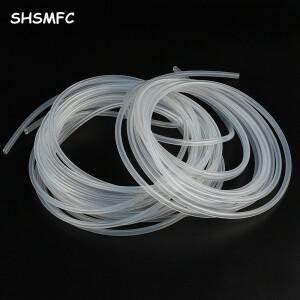 식품 등급 투명 실리콘 고무 호스 0.5mm 2mm 3mm 4mm 외경 유연한 튜브 모세관
