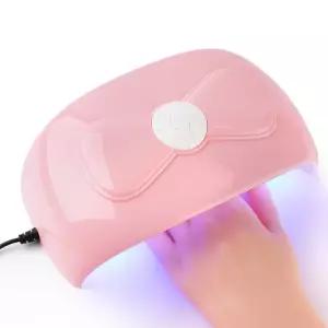 핑크리본젤램프 54w 자동센서 레진 LED UV 램프 uv램프