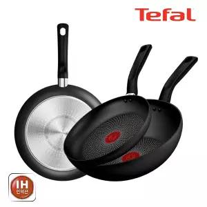 [테팔] 인덕션 티타늄 델리시오 3종세트 (프라이팬 22cm + 28cm + 볶음팬 28cm)
