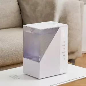 [에코제트]5L 간편 통세척 복합식가습기 초음파 가열식 LHD-700