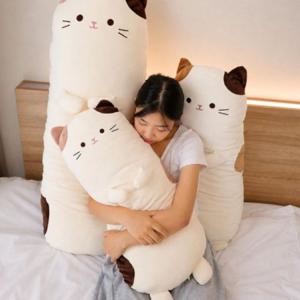 네모 고양이 모찌 인형 동물 쿠션 바디필로우 70cm