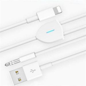 아이폰 라이트닝 케이블 아이폰 3.5mm 케이블 차량용 사운드 오디오 충전 호환 자동차 스피커 이어폰 볼륨