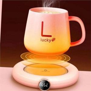 사무실 컵 워머 가정용 컵 워머 스마트 직장인 겨울철 커피 데스크 테이블 디지털 따뜻한 머그컵 받침대