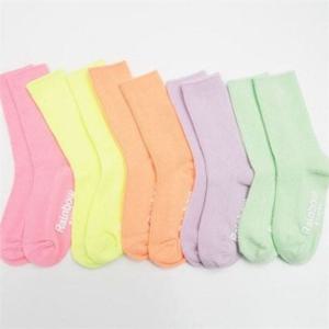 신축성 양말 5족 장목 양말 데일리 골지 무지 가을 어린이 미끄럼 주니어 사계절 유아 초등 아이 중목 방지