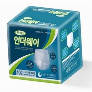 성인용 기저귀 10매1P 기저귀 환자용 슬림형 요실금 특대형 팬티 대형 부드러운 노인용 통기성 흡수력