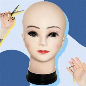 미용 연습 가발 헤어 미용 마네킹 연습용 디스플레이 스탠드 보관 훈련용 디자인 두상