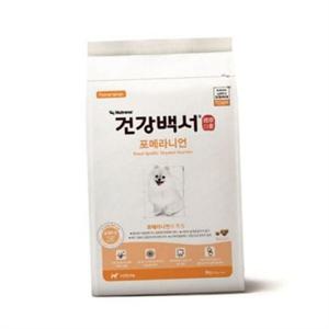 소형견 사료 2kg 포메라이언 사료 건강백서 활동량 치아 면역력