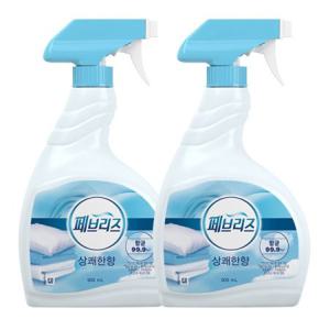 페브리즈 섬유탈취제 상쾌한향 900ml 2개 향균 99.9%