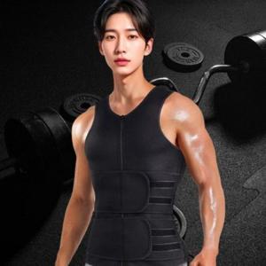 허리지지나시 복부보정나시 조끼 보정 모두팜 허리밴드 남녀공용 타입 찍찍이 이중 탄력 이중복대나시