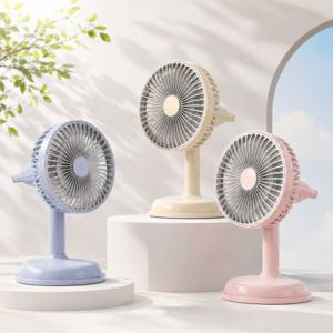 레트로 탁상용선풍기 무선 충전식 바람 조절 사무실 책상 테이블 캠핑 소형 미니 차박