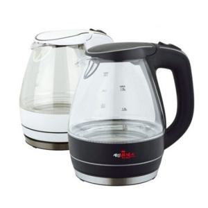 혜명잡화몰 퀸센스 유리 무선주전자 QS-1015S 1.5L 블랙 - 개 (1개입) 생활가전 유리주전자 유리무선주전자