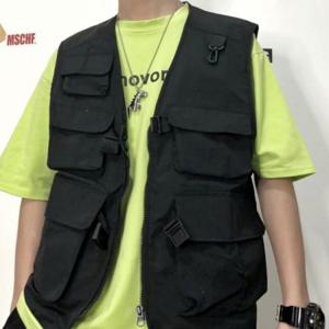 기모 조끼 카고조끼 겨울 스트릿 남자 포켓 캐주얼