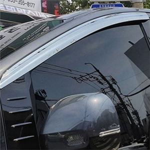차량용 윈도우 바이저 차량용 빗물받이 자동차 가림막 크롬 가드 익스테리어 사이드 운전석 외부 몰딩 장식