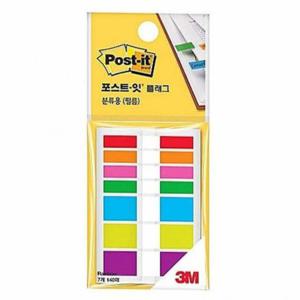3M 포스트잇 플래그 683 레인보우 1 420장X4색 1 220 갑 (20개입) 인덱스스티커 북마크스티커 점착식메모지