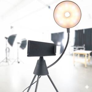 LED조명 폰삼각대 방송조명 미니 라이트 삼각