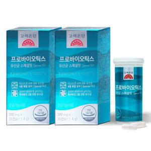 고려은단 프로바이오틱스 유산균 스페셜핏 100억 유산균 30캡슐 2개