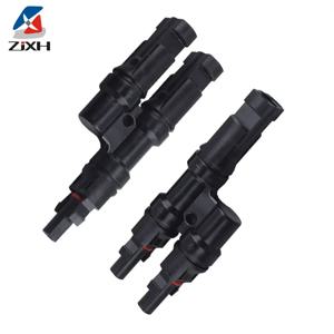 1쌍 IP67 태양광 PV 커넥터 승인됨 2-1 T형 분기 커넥터(수-암) 태양광 100% PP0 병렬 DIY 태양광 키트 시스템